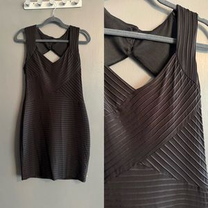 Bodycon Sleeveless Mini Black Dress